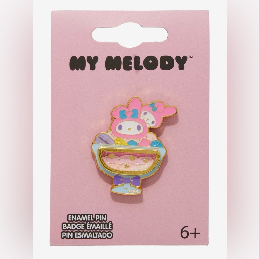 Loungefly Sanrio My Melody Ice Cream Sundae Glitter Enamel Exclusive